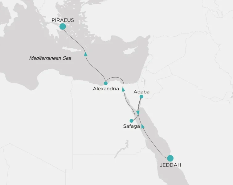 Jeddah to Athens