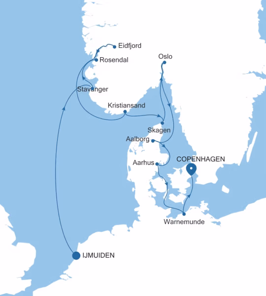 Amsterdam to Copenhagen