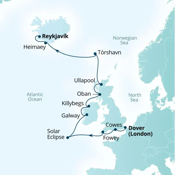 Solar Eclipse itinerary