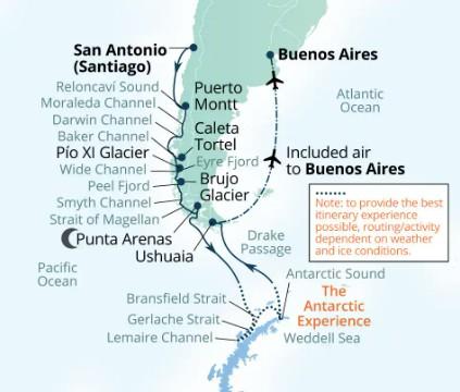 Chilean Fjords & Antarctica