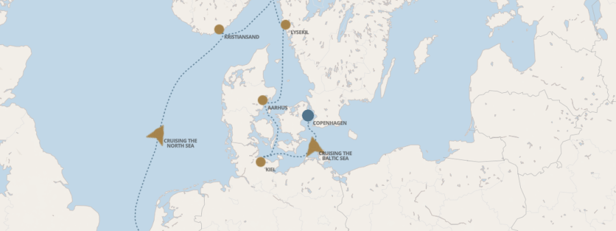 London to Copenhagen