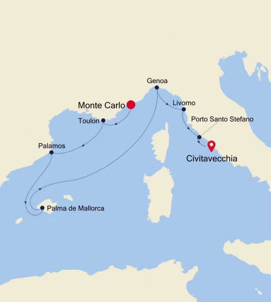 Monte Carlo to Rome