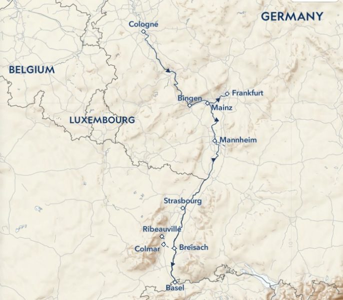 Rhine river cruise