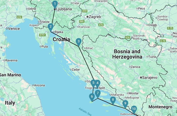 Croatia cruise